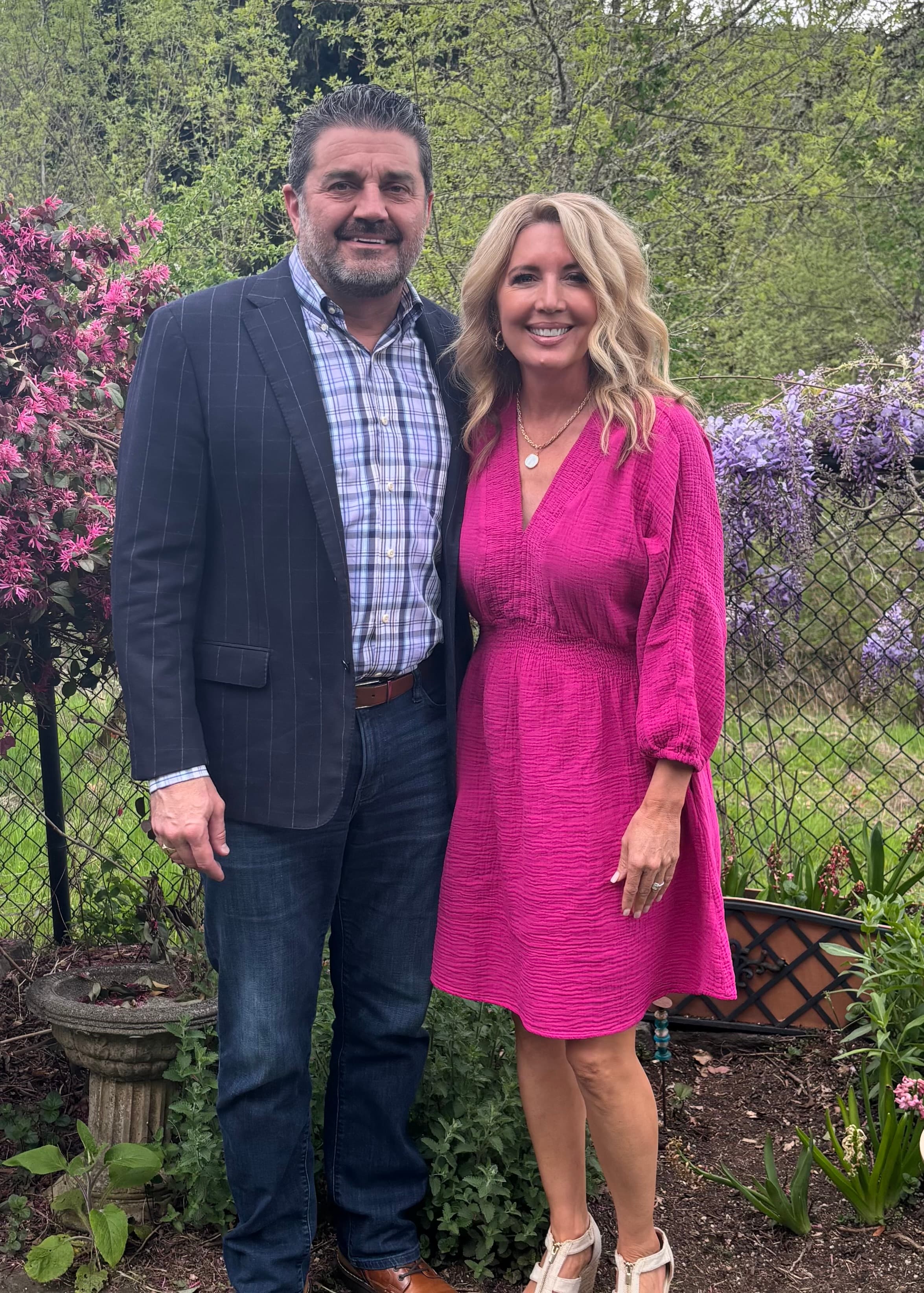 Kirk Mylander with his wife